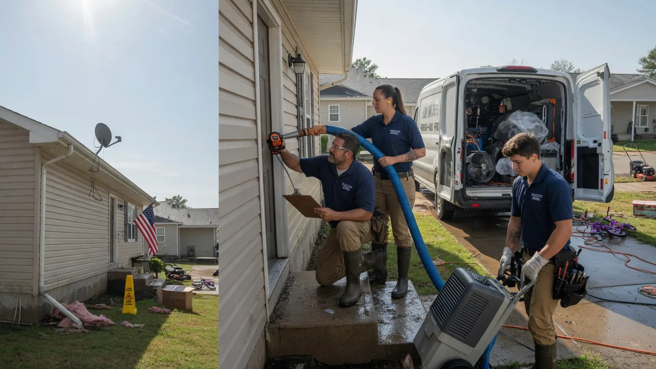 Ceiling Water Damage Restoration in Manchester, ME near me